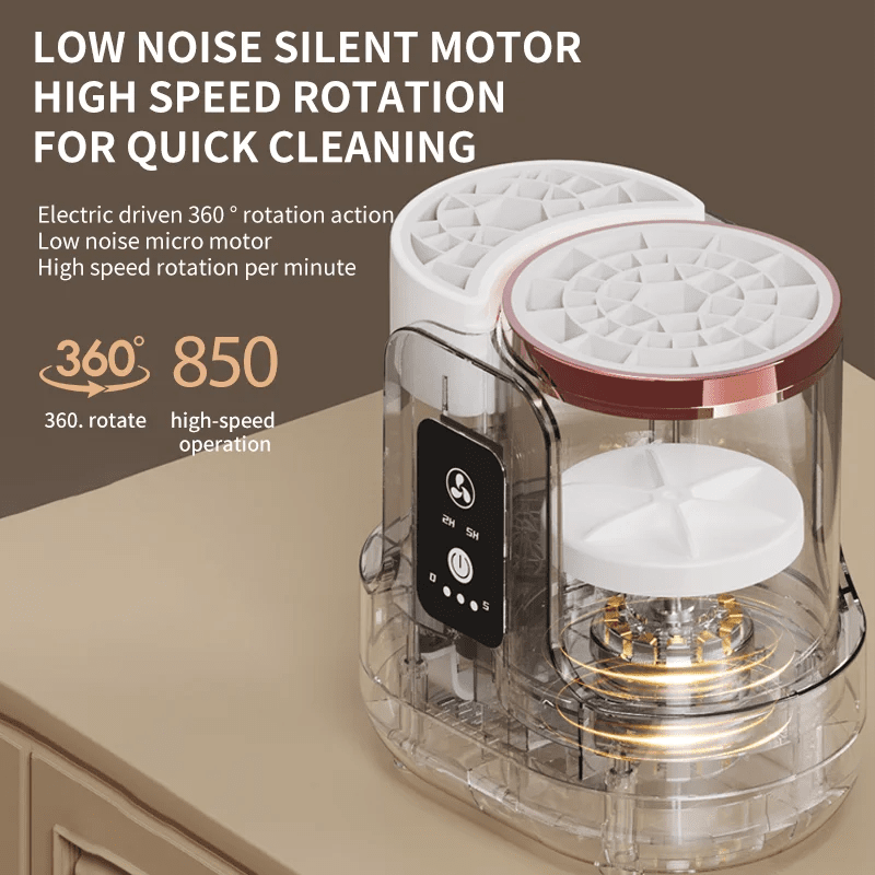 GlowClean™ | 3 - in - 1 Electric Brush Cleaner - Easyway