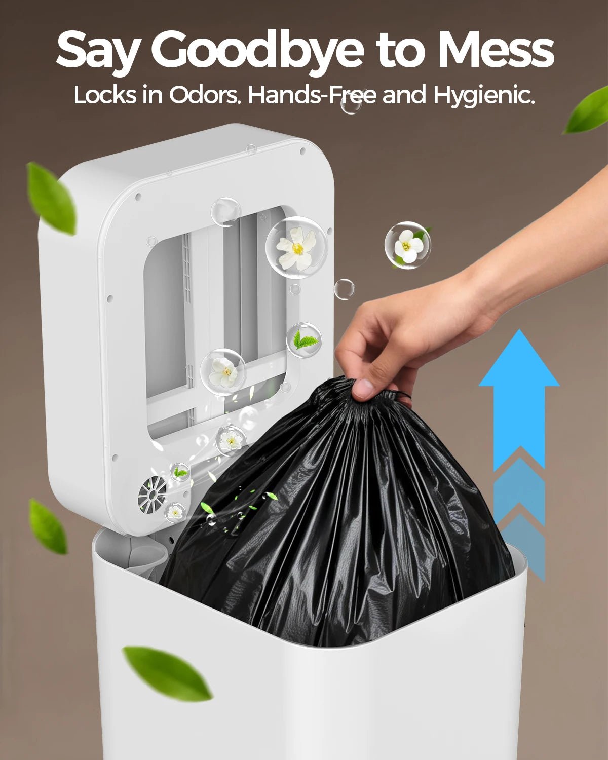 PureBin™ | Automatic Self - Changing Trash Can - Easyway