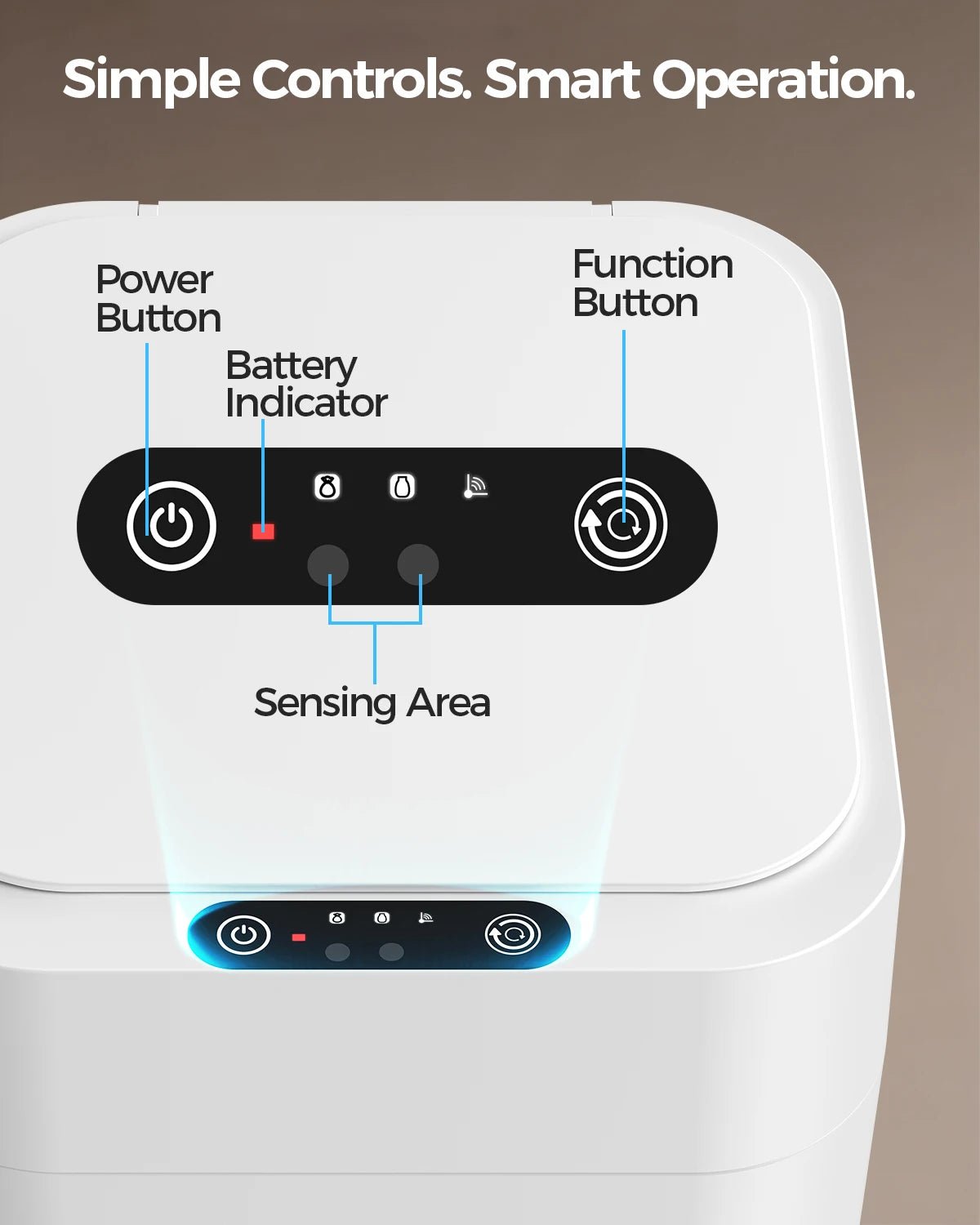 PureBin™ | Automatic Self - Changing Trash Can - Easyway